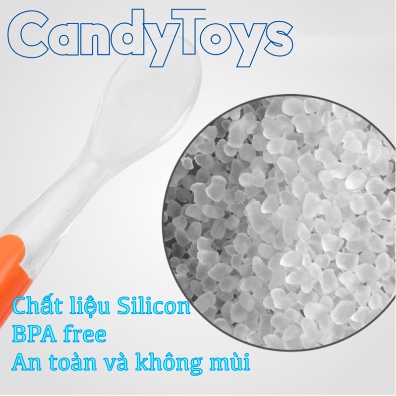 THÌA (MUỖNG) SILICON AN TOÀN CHO BÉ ĂN DẶM