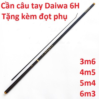 Cần câu tay DAIWA 6H tặng thêm đọt phụ - Top1VN