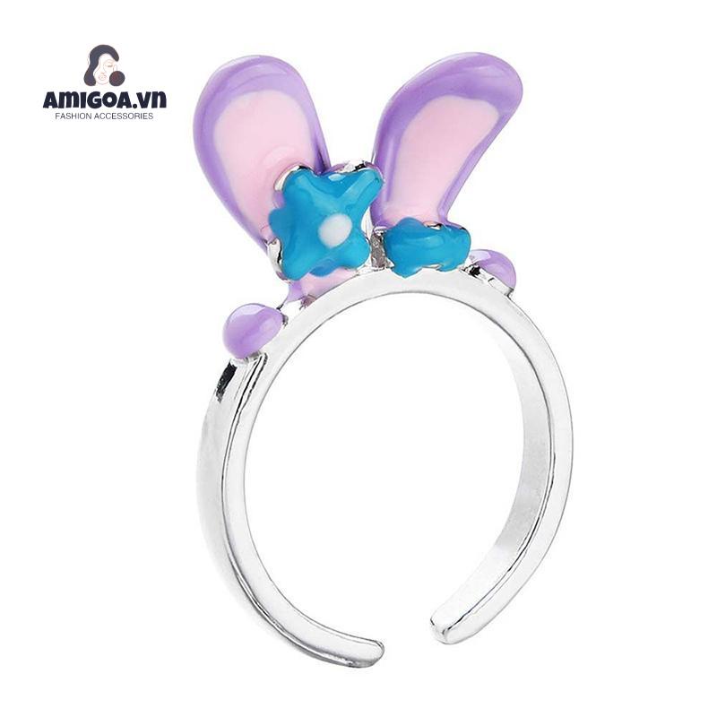 ✨✨ Nhẫn hở hình thỏ hoạt hình đáng yêu thời trang Hàn Quốc cho nữ