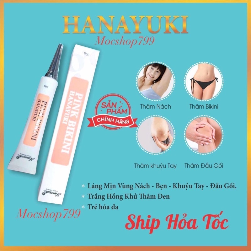 KEM LÀM HỒNG ,KHỬ THÂM BIKINI HANAYUKI