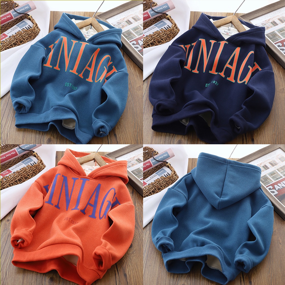 Áo hoodie bé trai bé gái từ 6-65KG size đại áo khoác trẻ em VINTAGE