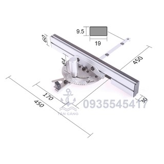 Cử Cắt Góc Cưa Bàn Đầy Đủ Wnew - A010028