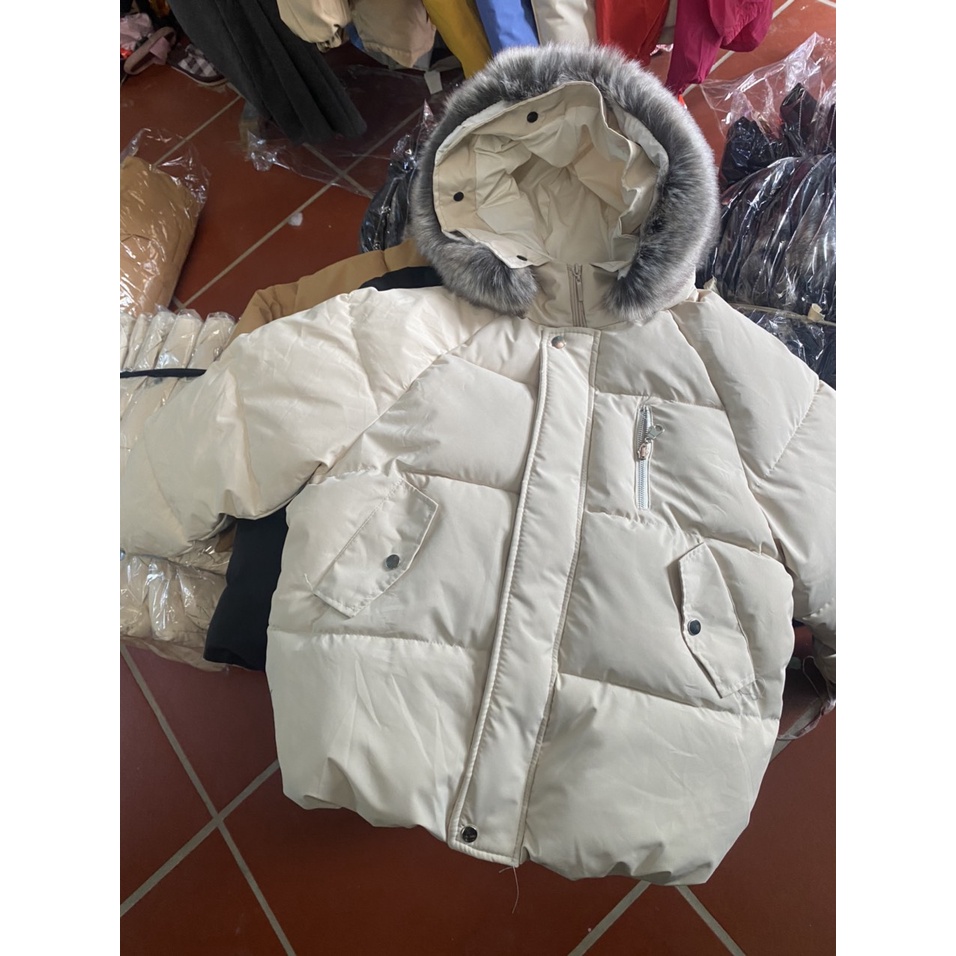 [Chuyên sỉ SLL]: Áo phao mũ lông hàng Shop có video ảnh thật - tháo lông mũ-( phao khóa ngực) | BigBuy360 - bigbuy360.vn