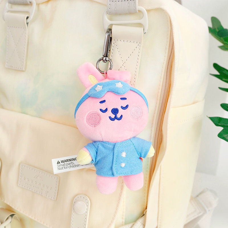 Móc Khóa Hình Búp Bê BT21 Nhồi Bông Dễ Thương