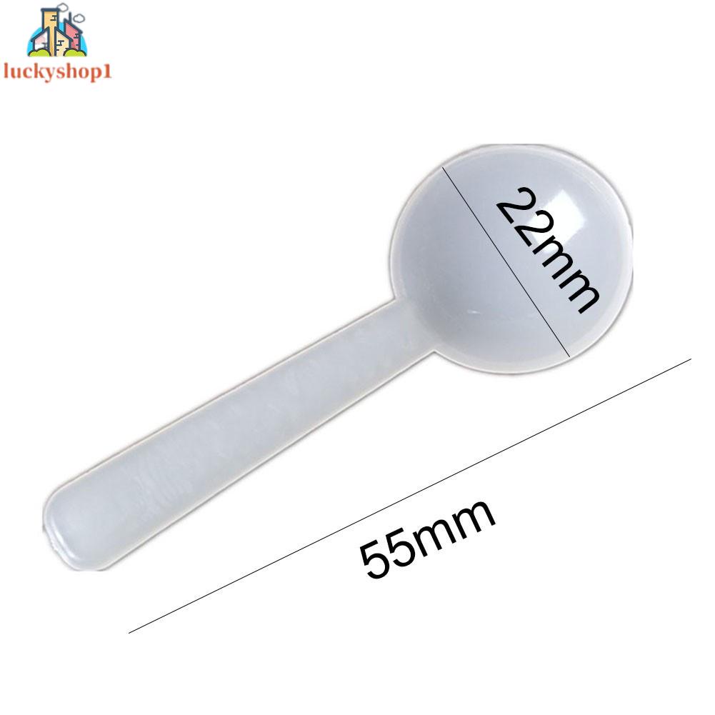 Bộ 100 Muỗng Nhựa Đo Lường 1g Màu Trắng #An#44635#D526c5