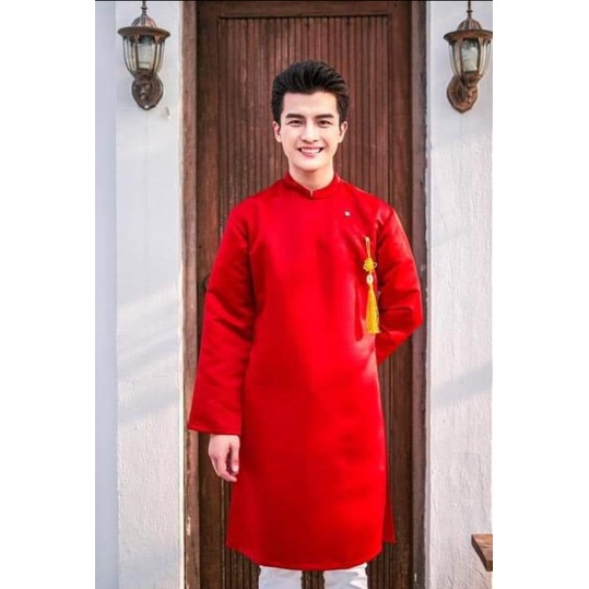 Áo Dài Nam Cách Tân Truyền Thống - Áo Dài Cách Tân Nam Trơn ADCTNT