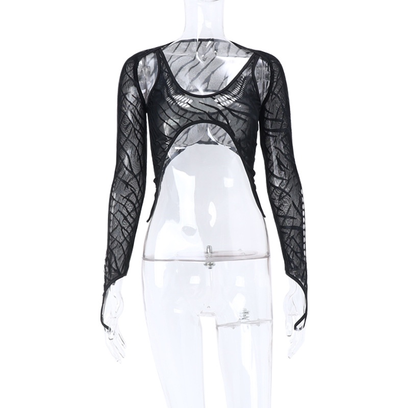 Áo Thun DàI Tay Cổ Chữ U QuyếN Rũ Cho Nữ