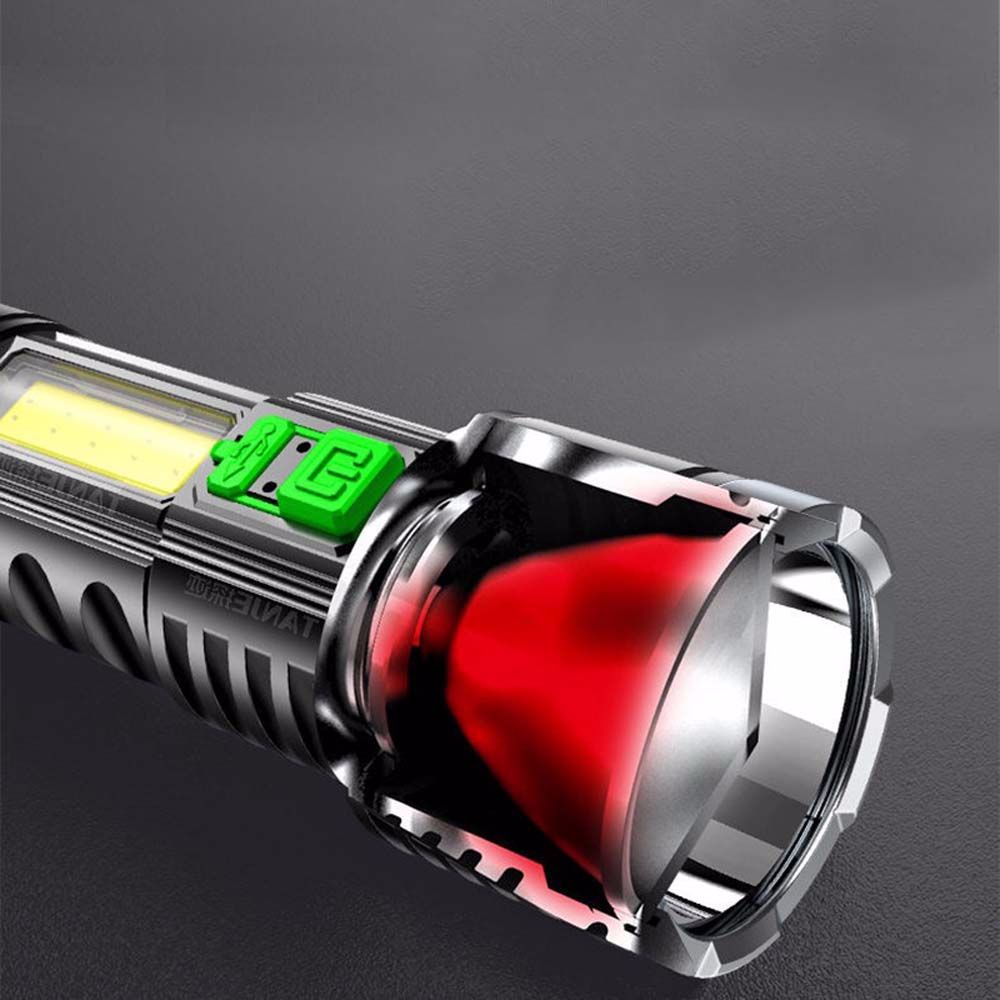 Đèn Pin Led Di Động Đa Năng Chống Nước Có Thể Sạc Lại Bằng Cổng Usb