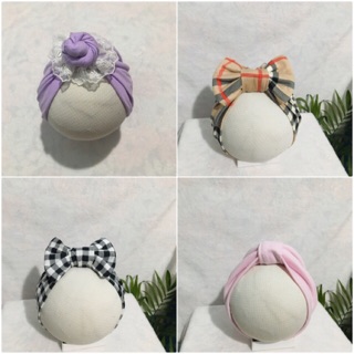 Combo 4 mũ turban xoắn ốc >>> có thể thay đổi màu mũ nếu muốn