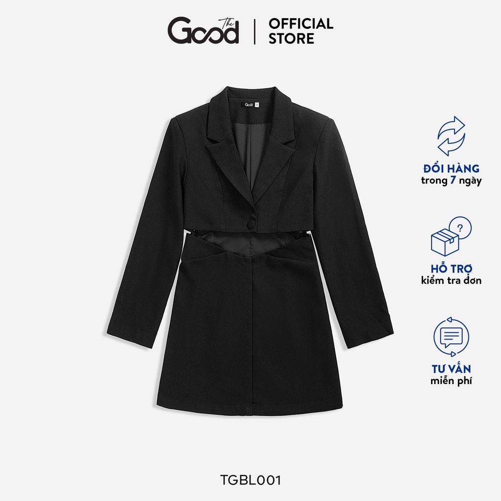 Vest Cách Điệu Dáng Dài Form Sơ Mi The Good/Tuberose Vest Dress