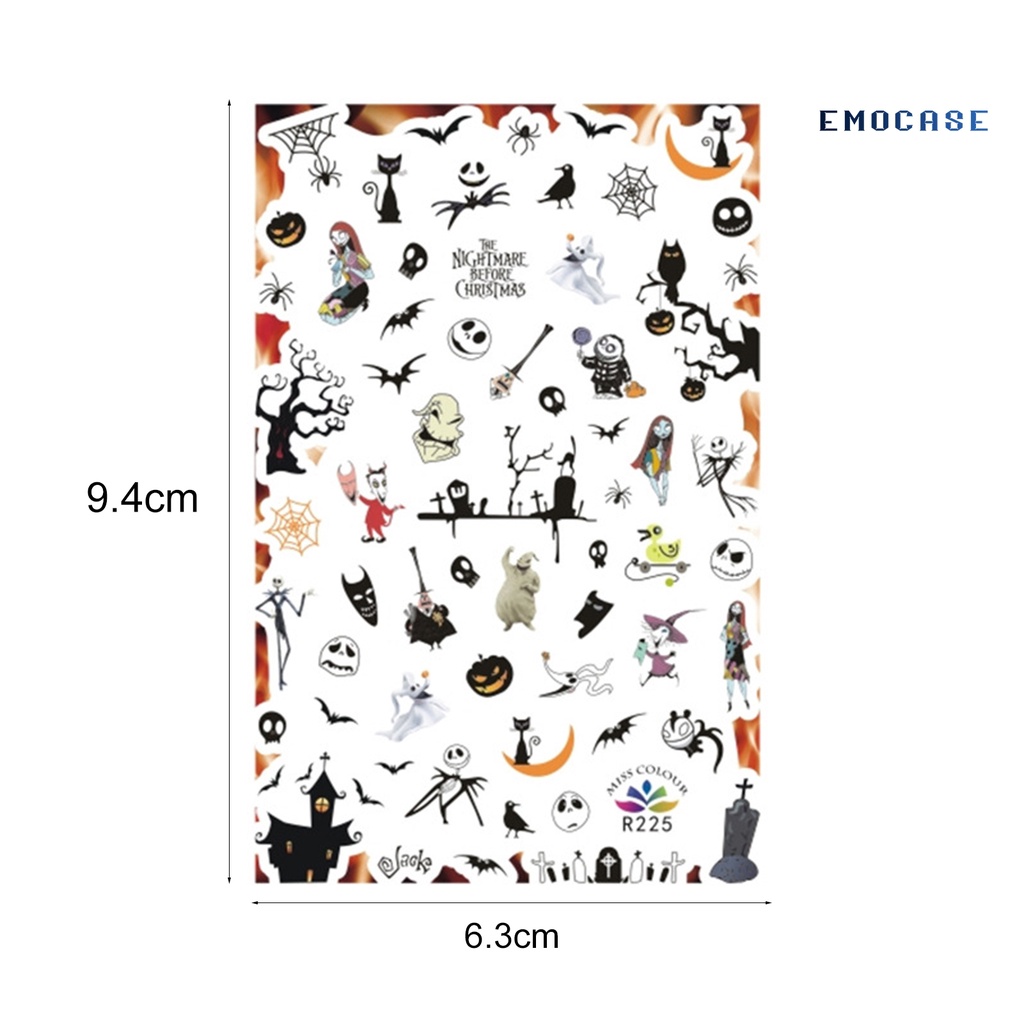 Ny-nail Miếng Dán Móng Tay Tự Dính Mạnh Mẽ Họa Tiết Tinh Tế Thân Thiện Với Môi Trường Trang Trí Nhiều Phong Cách Hallo