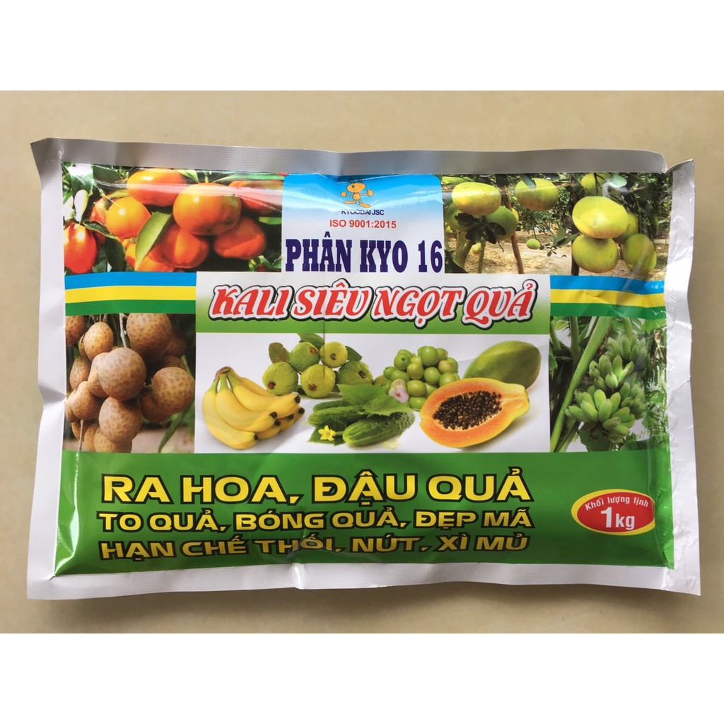sale off Phân bón kali siêu ngọt 1kg chuyên dùng cho cây ăn trái hàng chuẩn cty.