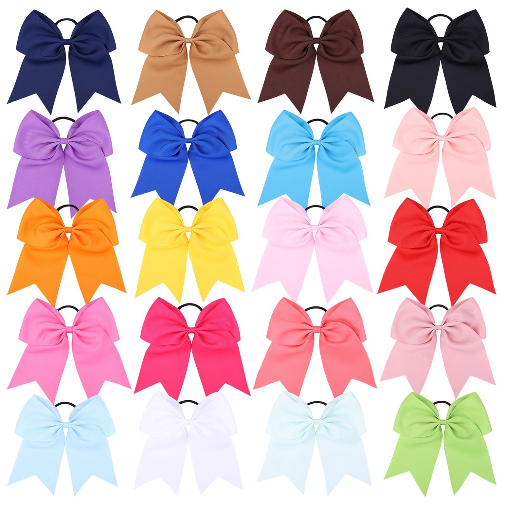 Dây buộc tóc KIDSBOWS co giãn thắt nơ 8&quot; xinh xắn dành cho bé gái