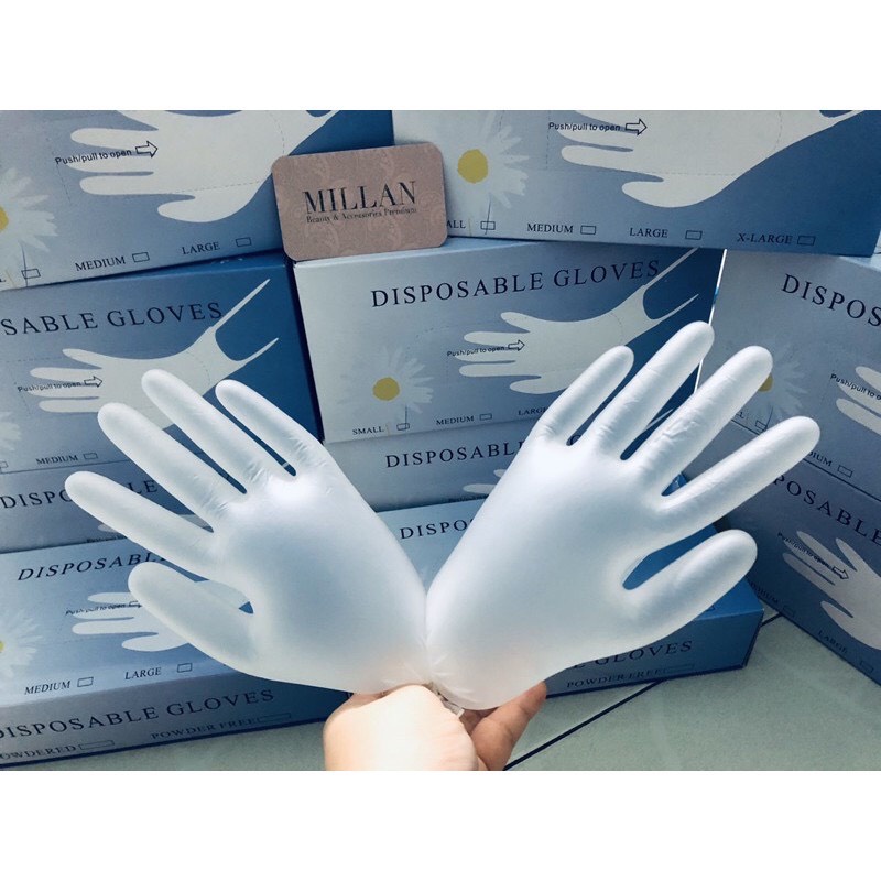 Găng tay đủ loại hộp 100 chiếc - Đủ size