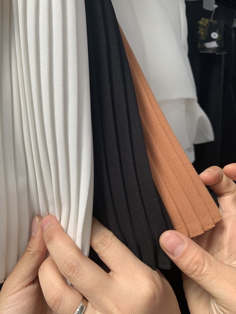 CHÂN VÁY XẾP LY NHỎ CẠP CAO MS12343 (M1- 1)