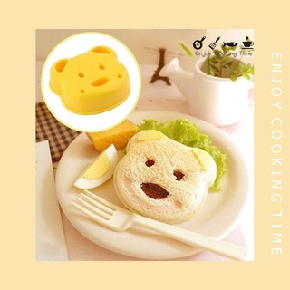 Khuôn bento ép bánh mì sandwich ,cơm hình Gấu hàng xuất Nhật