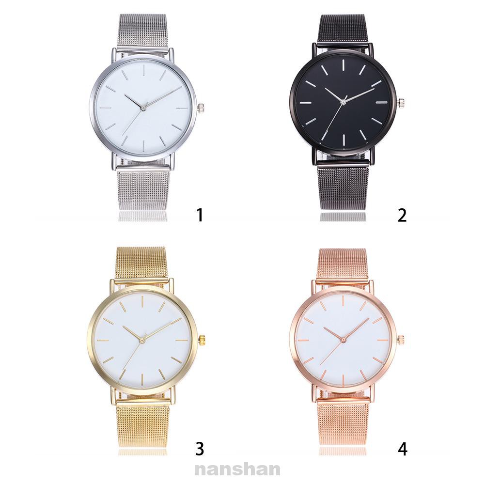 Women Watch Quartz Stainless Steel Strap Clock Wrist