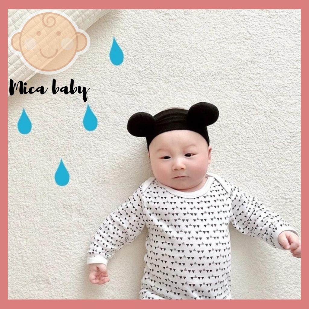 Băng đô, turban tai gấu đáng yêu cho bé Mica baby BD42
