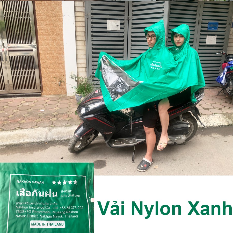 Áo Mưa Hai Đầu Thái Lan NaKhon SaWan - Áo Mưa Đôi Xe Máy