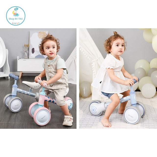 Xe Chòi Chân, Xe Đạp Thăng Bằng Tập Đi Trẻ Em MONSTER BABY, Lốp Xe Dày 4cm, Khung Thép Carbon Cao Cấp