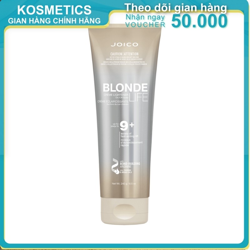 Kem tẩy nâng sáng tóc an toàn cho da đầu JOICO Blonde Life nâng tông cấp độ 9 - 240g