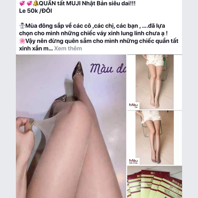combo quần tất siêu mỏng siêu dai siêu bền