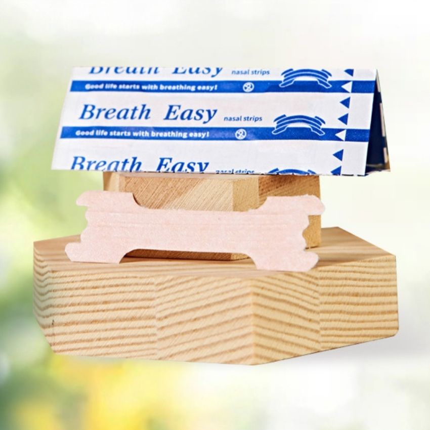 Miếng Dán Chống Ngáy Ngủ Breath Easy M1 Miếng Dán Cánh Mũi Không Mùi An Toàn Sử Dụng