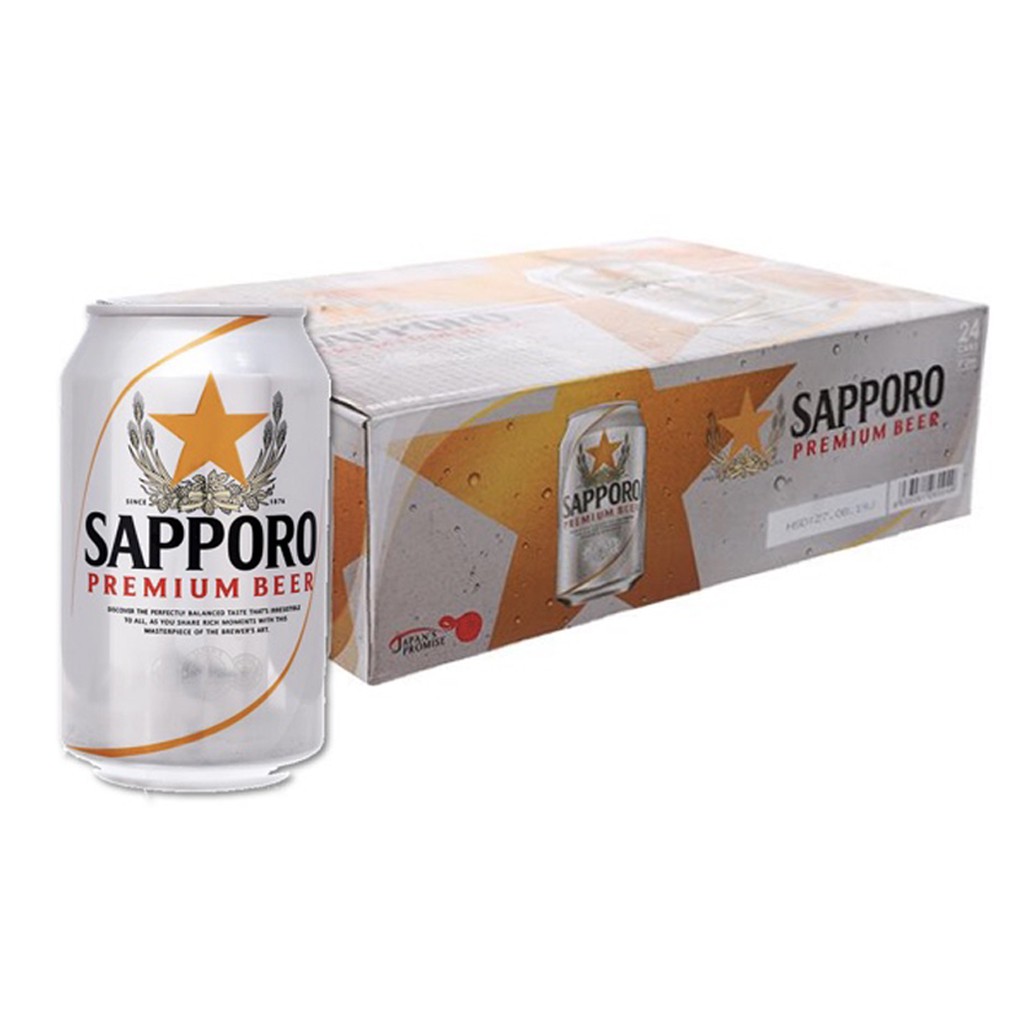 SAPPORO PREMIUM BIA LON 330ML