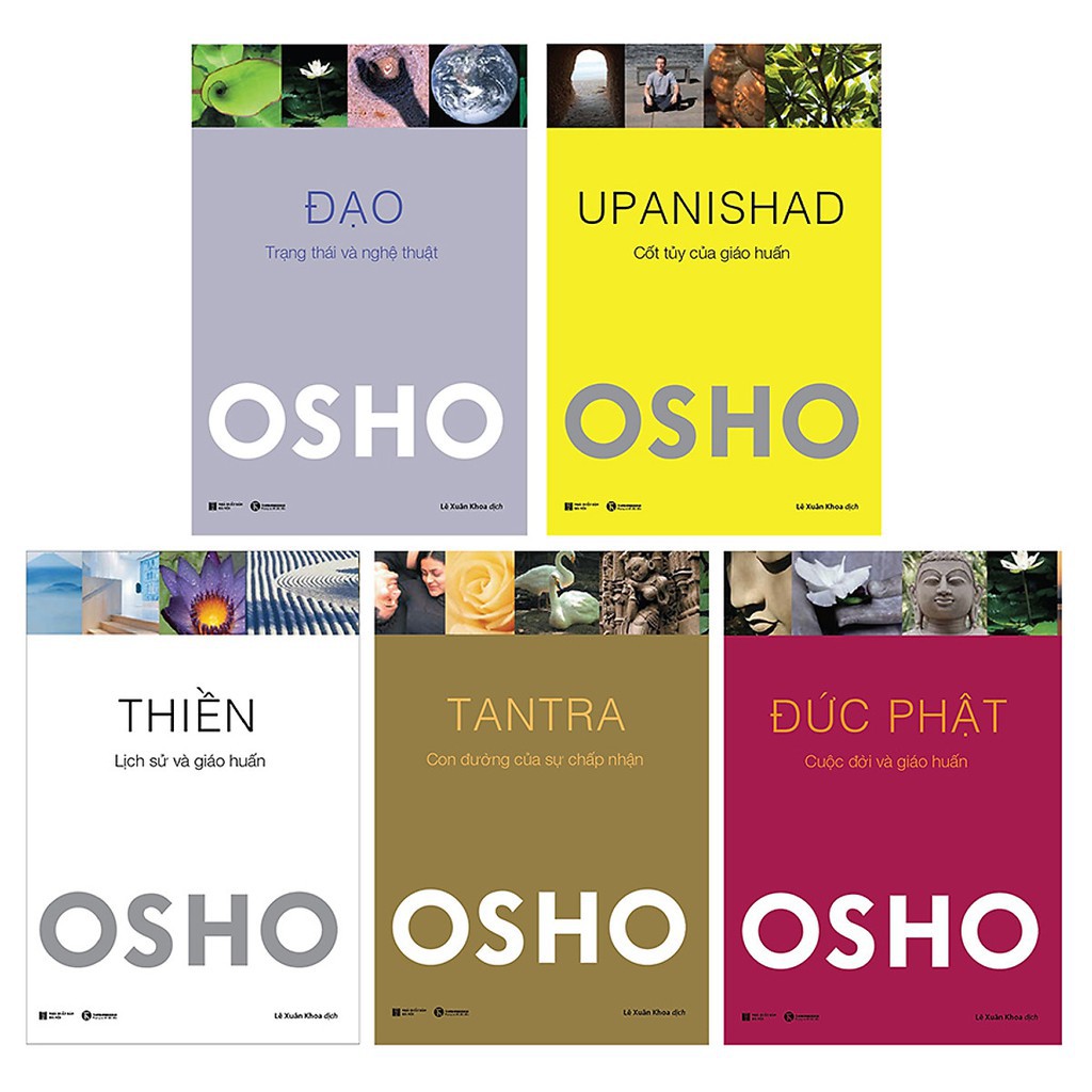 Bộ sách Osho: Đạo, Đức Phật, Thiền, Tantra, Upanishad