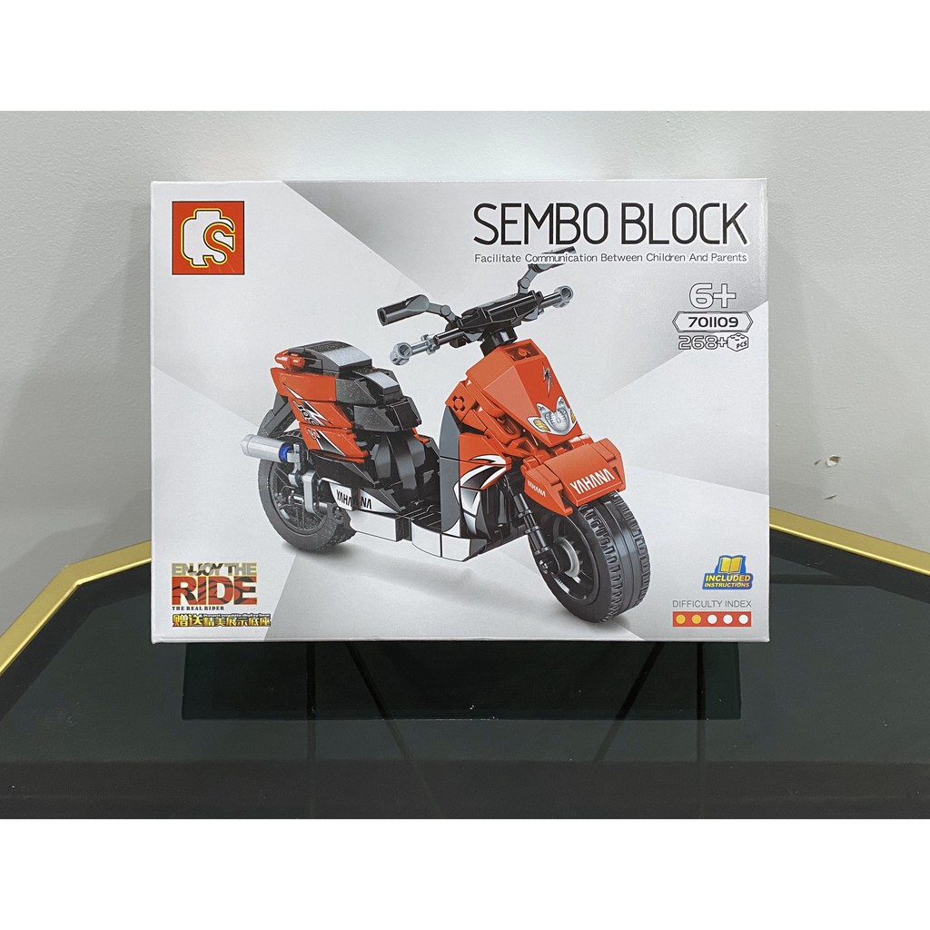 Đồ chơi lắp ráp lego technic Motorcycle lắp ráp xe mô tô
