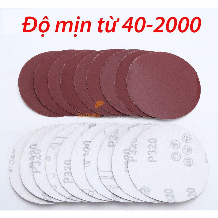 Giấy chà nhám mài bóng, đánh bóng tròn 2 inch ( độ mịn từ 60-2000)