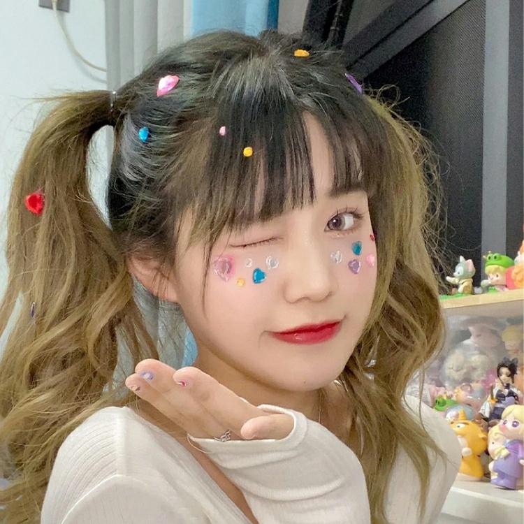 Sticker Đính Đá 3D Crystal Deco Dán Trang Trí Đáng Yêu