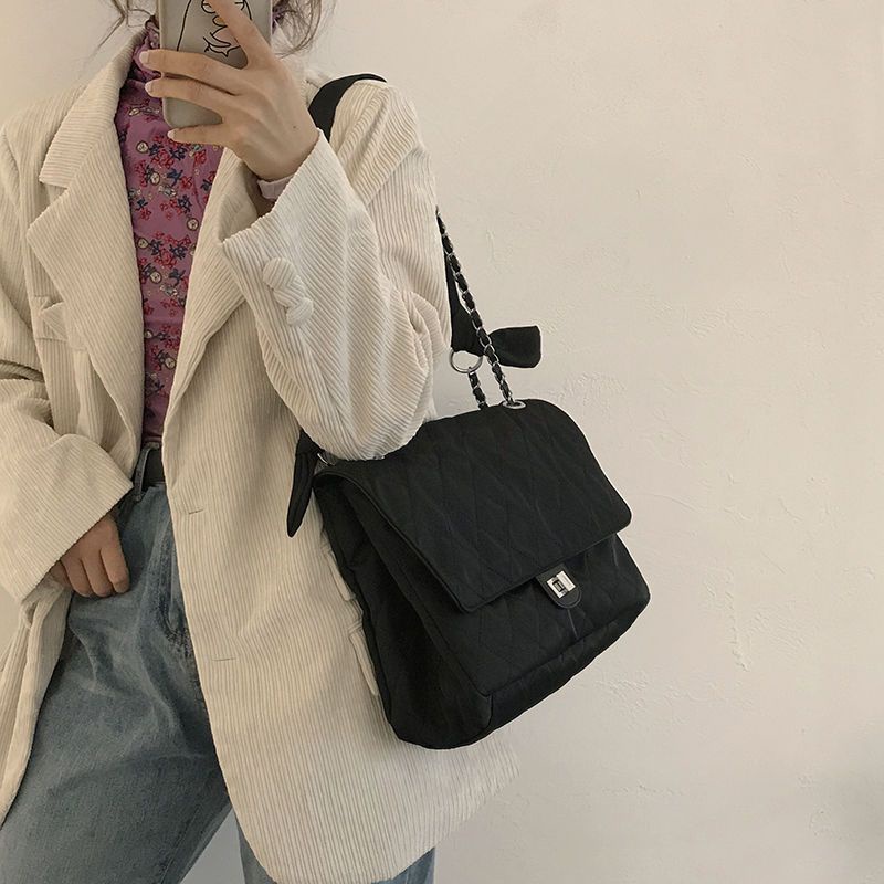 Túi Xách Chanel Chất Liệu Nylon Sức Chứa Lớn Cao Cấp Thời Trang Dành Cho Nữ