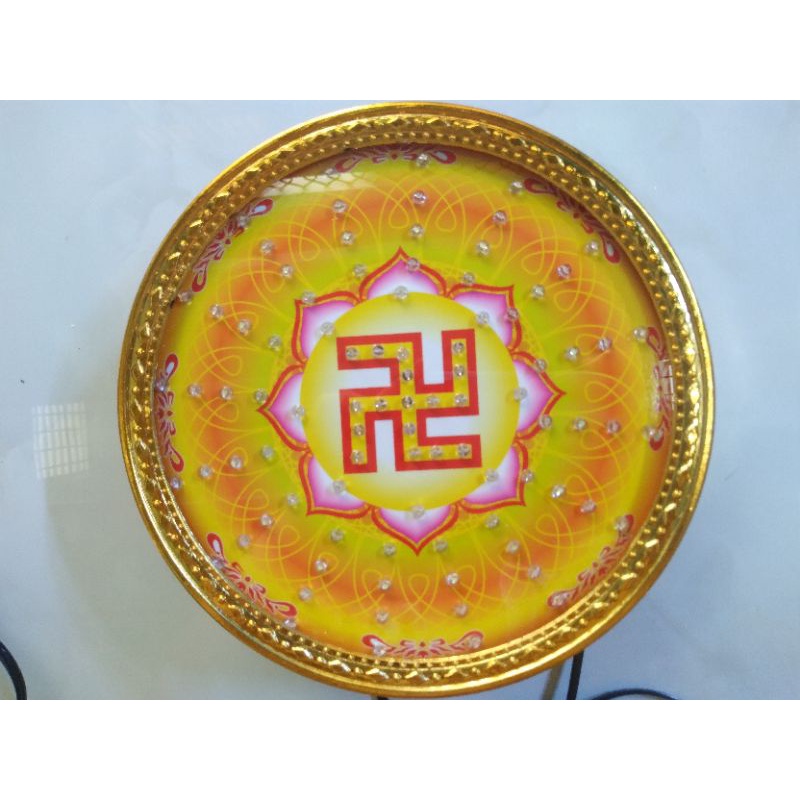 Đèn hào quang led chữ vạn/ hoa sen 15cm