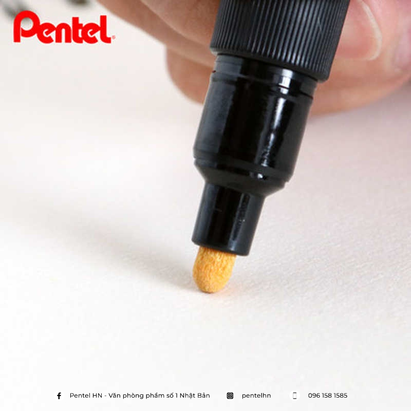 Bút sơn Pentel Paint Marker MMP20 | Màu Sắc Sống Động Mịn Màng | Viết Tốt Trên Nhiều Bề Mặt