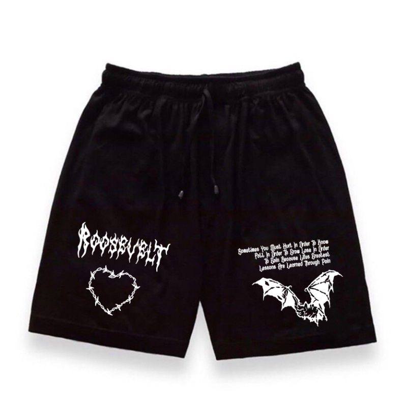 Quần short thời trang cá tính trẻ trung | Quần short nam màu đen cá tính | Quần lót Boxer màu đen phong cách quyến rũ