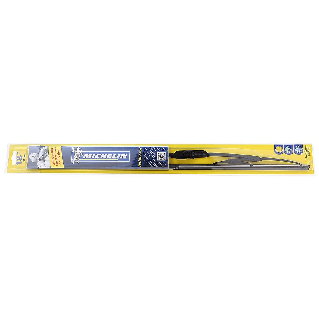 Cần gạt nước mưa có xương Rainforce hiệu Michelin- NK chính hãng
