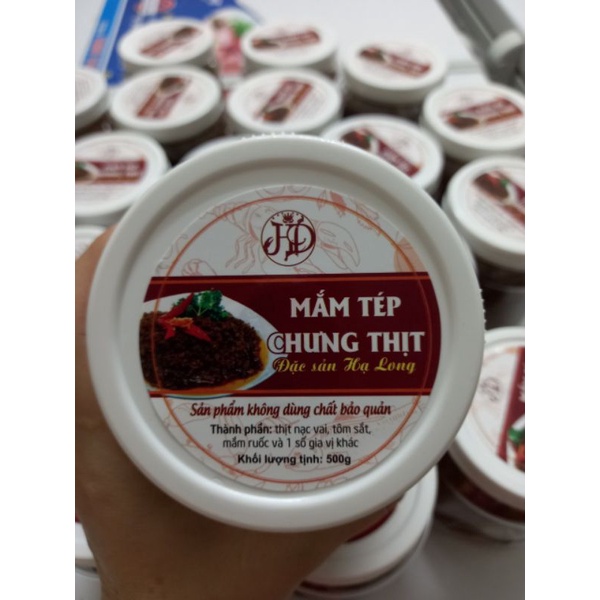 MẮM TÉP CHƯNG THỊT HẠ LONG 500G