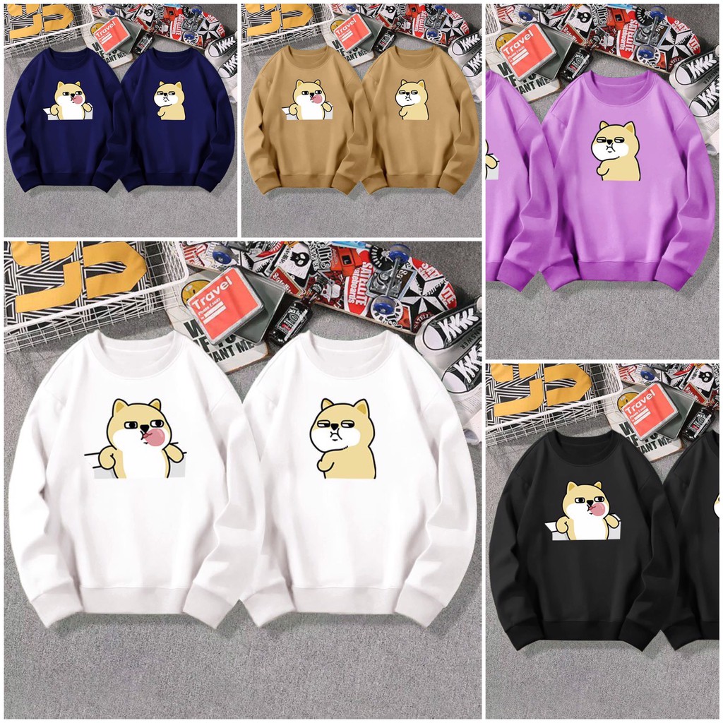 Áo Sweater DJHH style Hàn thiết kế Unisex PGNM1 - 13 màu - 3 size | BigBuy360 - bigbuy360.vn
