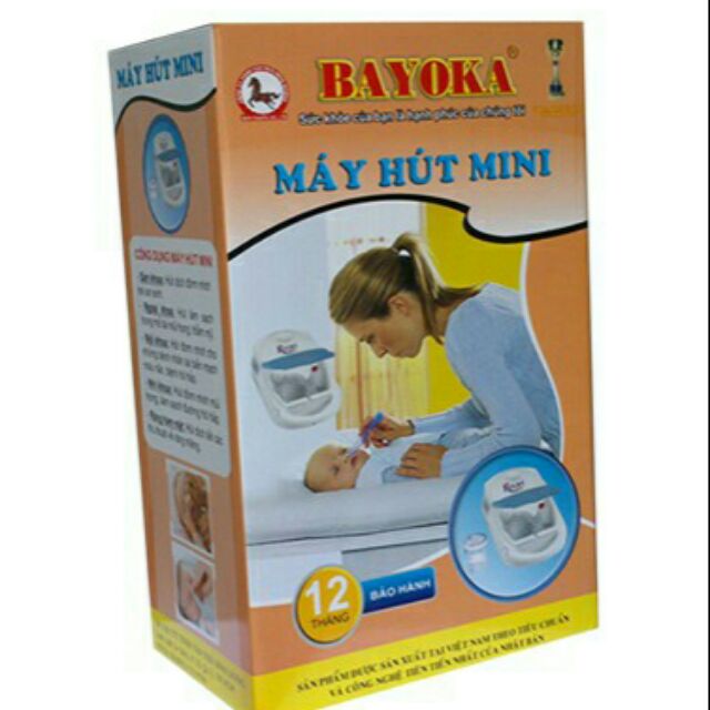Máy hút mũi ,hút đờm trẻ em Bayoka