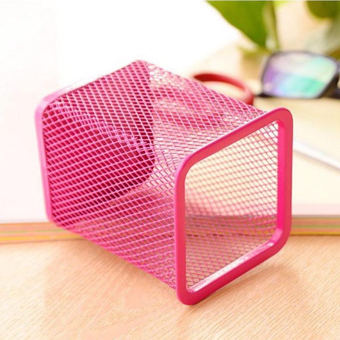 Giỏ Đựng Bút, Đựng Cọ Trang Điểm Để Bàn Lưới Sắt Siêu Hiện Đại, Thẩm Mỹ 1385