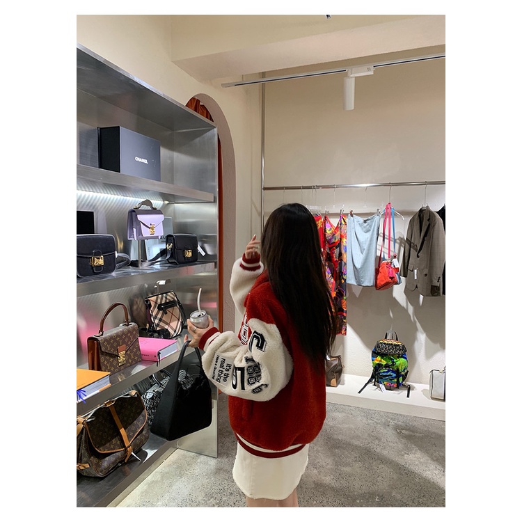 Áo Bomber Lisa 1886 BabyRed FW21