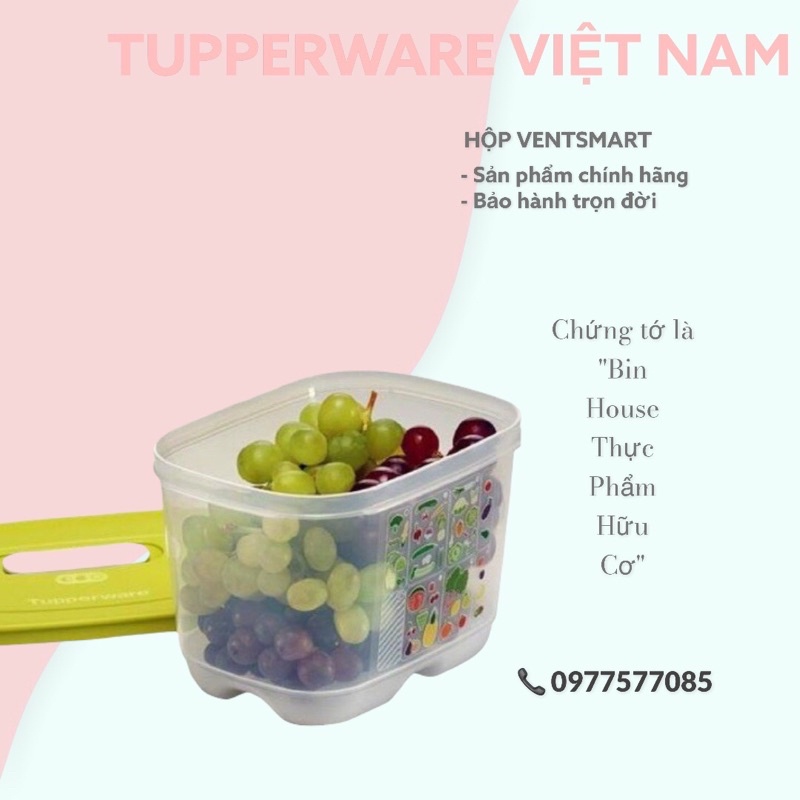 Hộp ventsmart  hô hấp 1.8l cao TUPPERWARE CHÍNH HÃNG