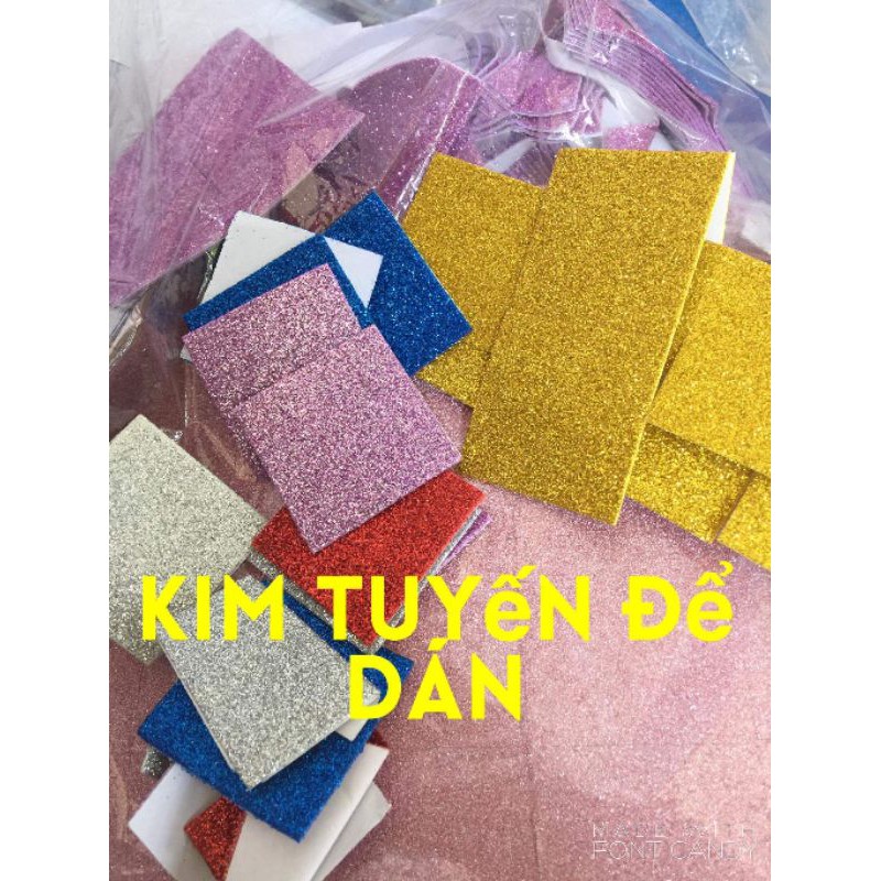 Xốp Dán Tường 3D Kim Tuyến | BigBuy360 - bigbuy360.vn