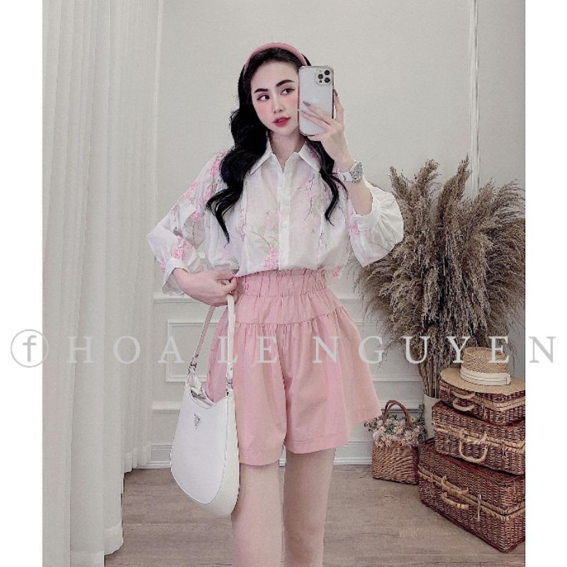 Set Áo Hoa Hồng Mix Quần Tacta Siêu Hot | BigBuy360 - bigbuy360.vn