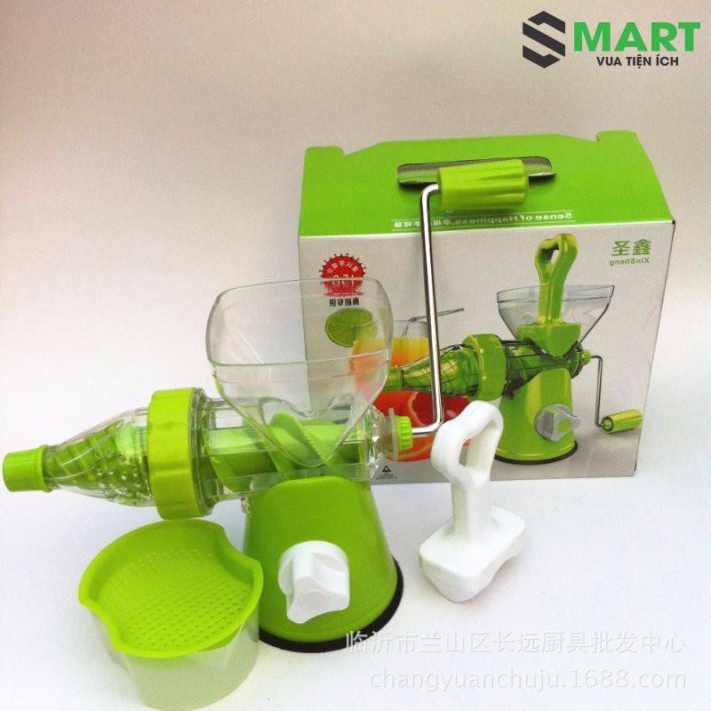 [BH 6 THÁNG] Máy Xay Sinh Tố Ép Hoa Quả Đa Năng Manual Juicer - Cho Ly Nước Ép Ngon Tuyệt Gia Dụng Thông Minh S-mart