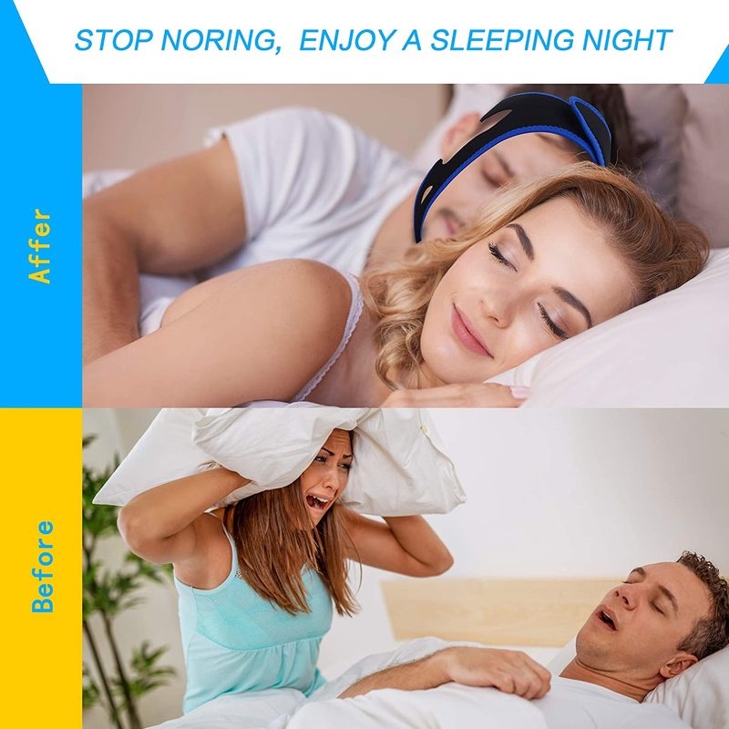 [Hàng mới về] Đai đeo hỗ trợ chống ngáy khi ngủ hình tam giác thoải mái không gây tiếng ồn cho nam và nữ