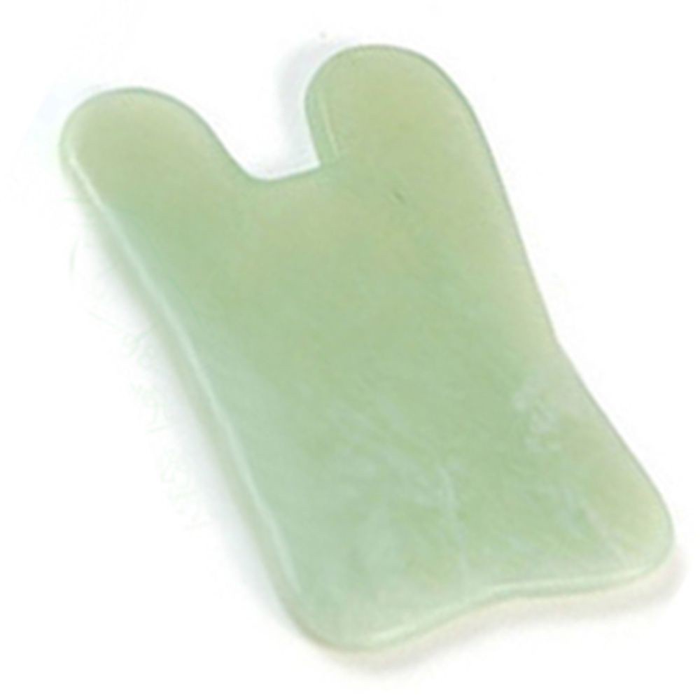 [Hàng mới về] Dụng cụ mát xa gua sha bằng đá ngọc bích tự nhiên tiện dụng