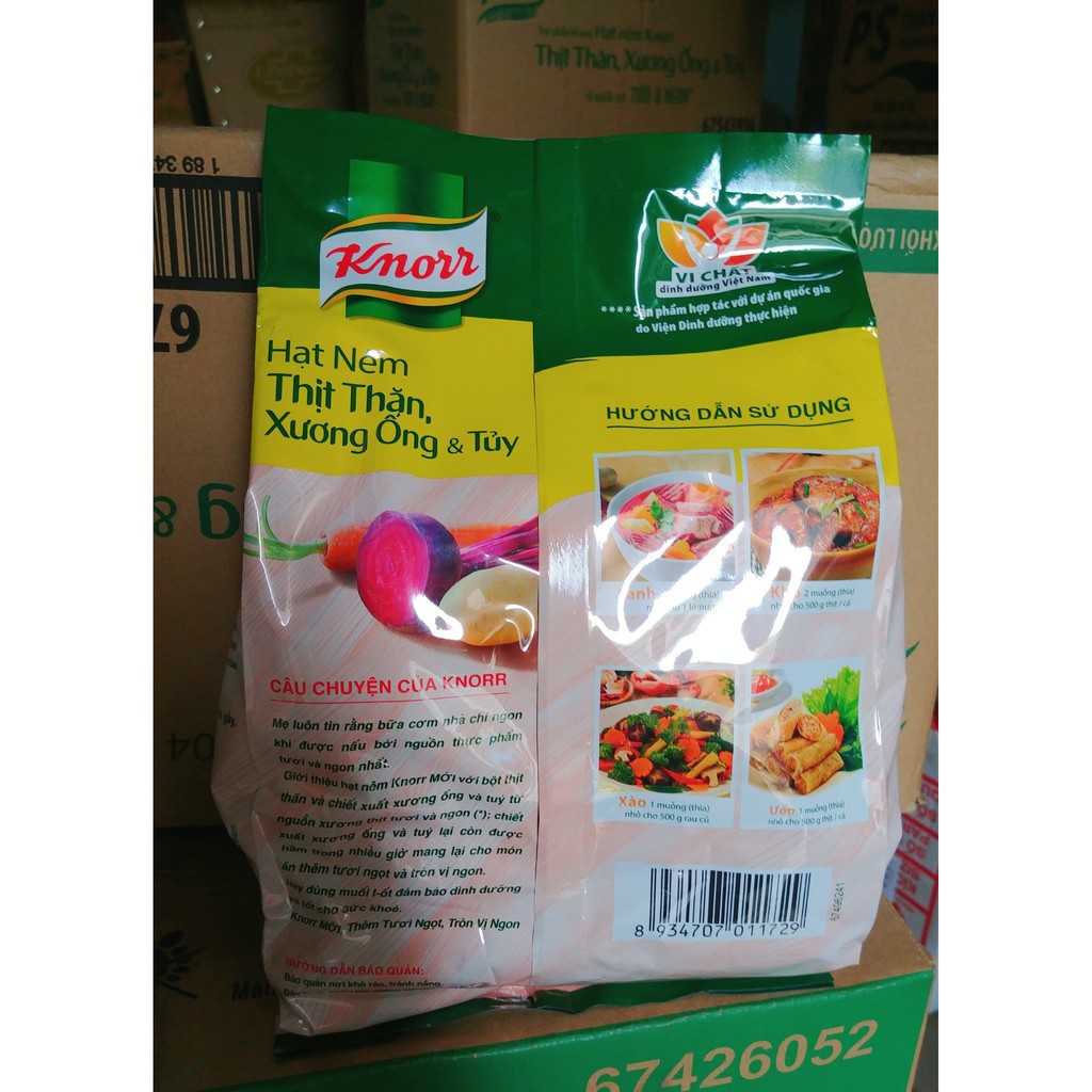 KNORR HẠT NÊM TỪ THỊT VÀ XƯƠNG 1.8KG GÓI LỚN BIG SIZE | BigBuy360 - bigbuy360.vn