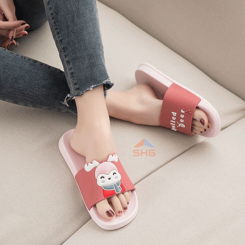 (MUA LẺ GIÁ SỈ) DÉP CAO SU UNISEX HÌNH TUẦN LỘC 3D, IN NỔI SIÊU CƯNG